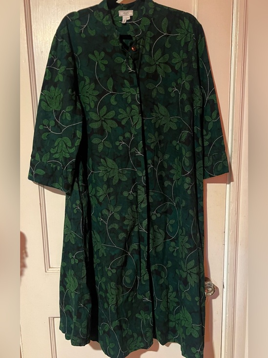 Zuri Dresses & Skirts - Zuri Verdant Green Botanical Dress